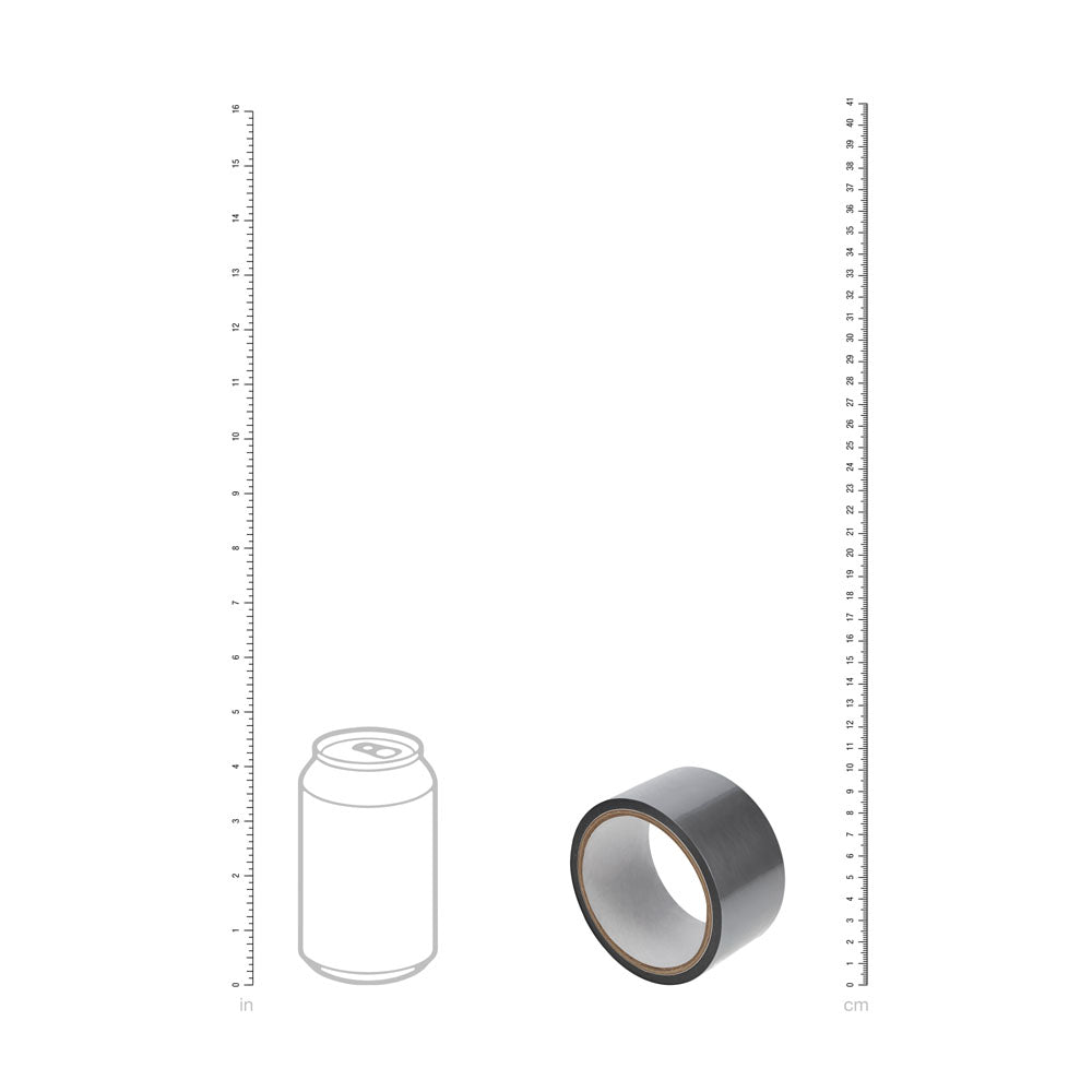 OUCH! PVC Non-Stick Tape - Silver - Silver Bondage Tape - 20 metre Length