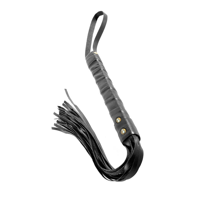 Fetish Fantasy Series Limited Edition Cat-o-nine Tails - Black Cat-O-Nine Tails