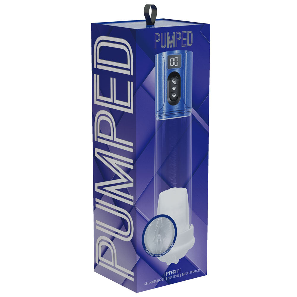 PUMPED HyperLift -  - Metallic /Clear USB Rechargeable Auto Pump