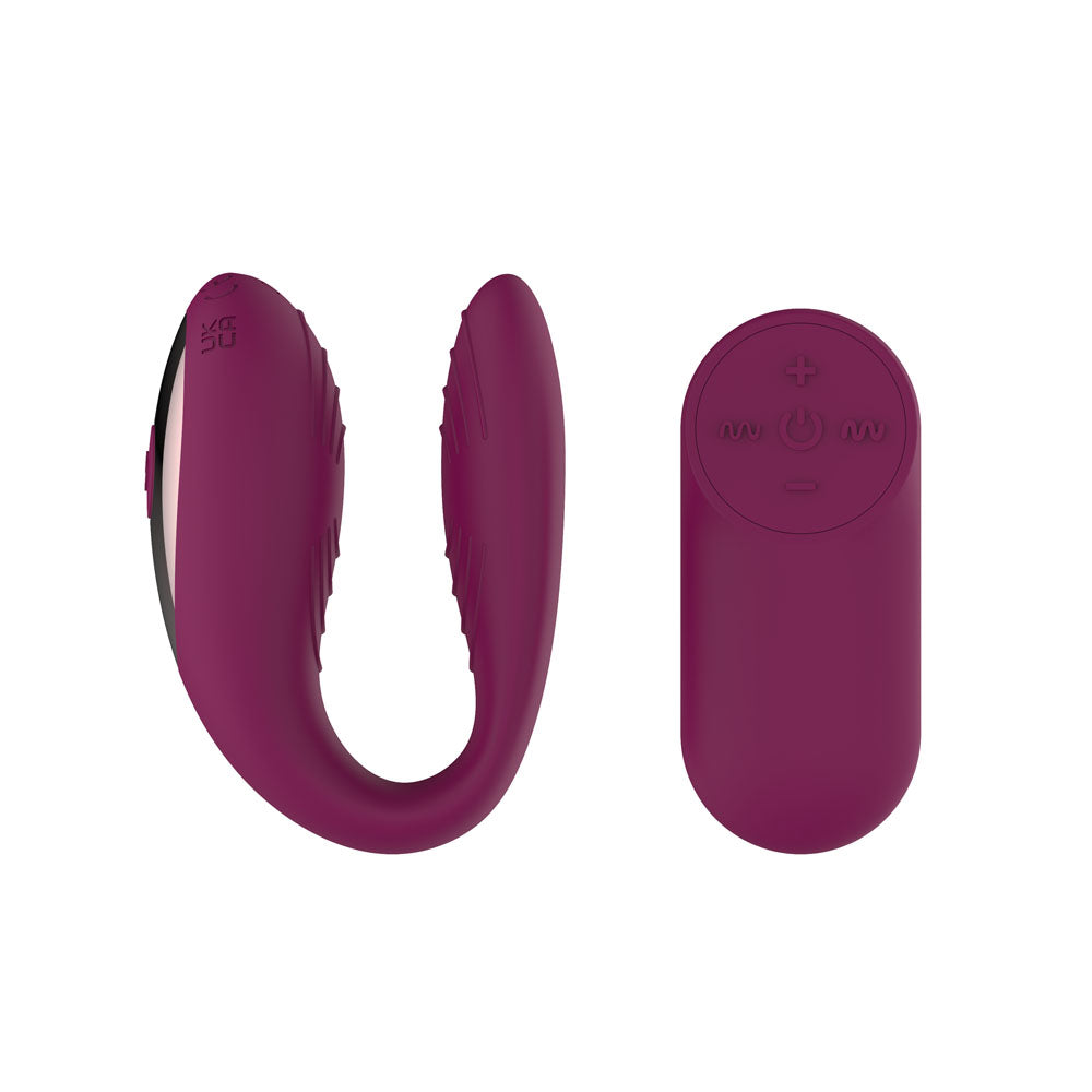 Passion Play Couple Vibe with Remote Controller -  USB Rechargeable Couples Vibrator with Wireless Remote