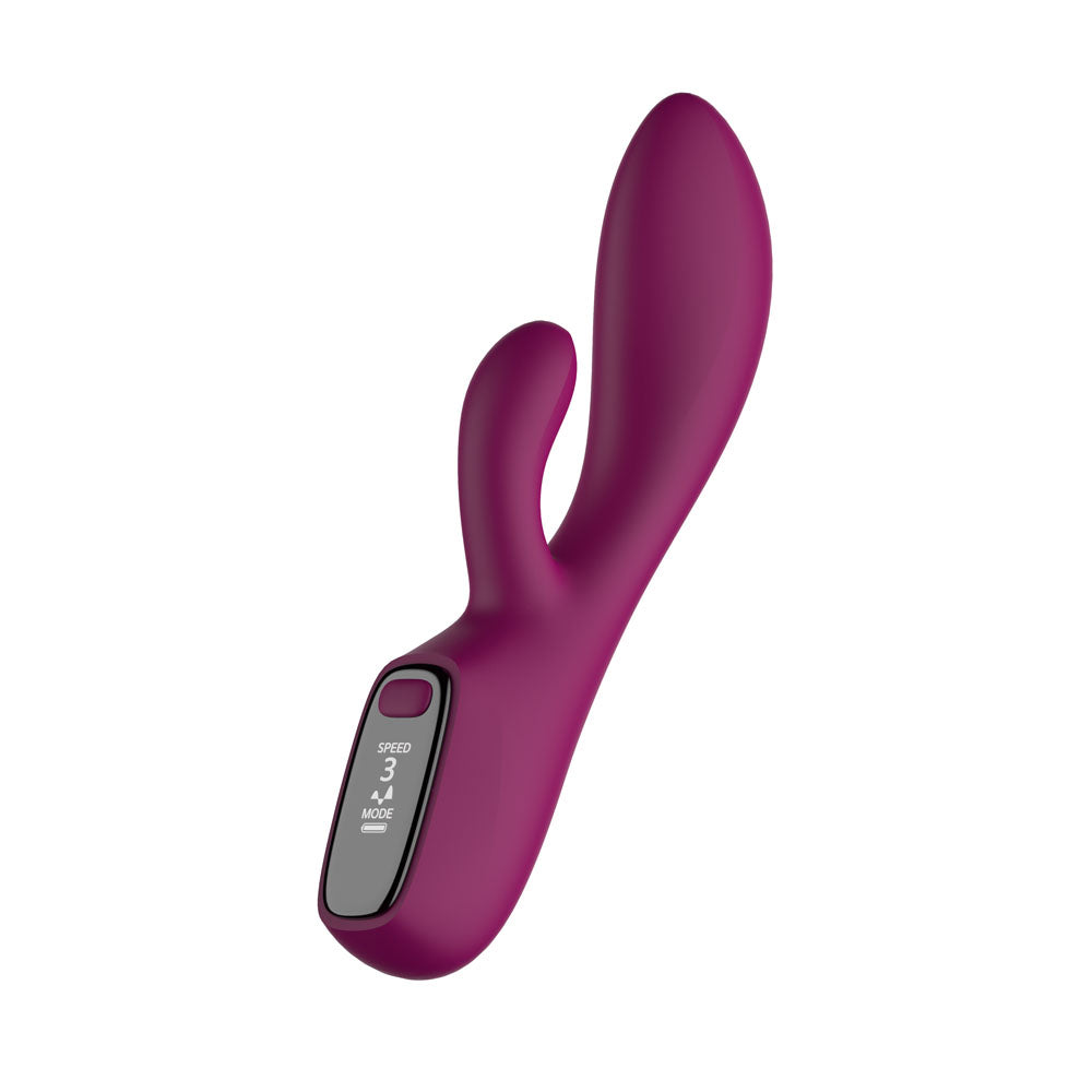 Passion Play Rabbit Vibrator with LED Screen -  19.2 cm USB Rechargeable Rabbit Vibrator