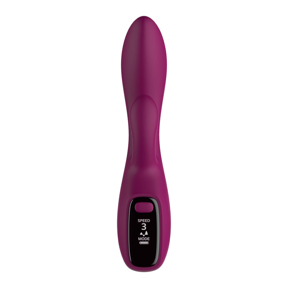 Passion Play Rabbit Vibrator with LED Screen -  19.2 cm USB Rechargeable Rabbit Vibrator