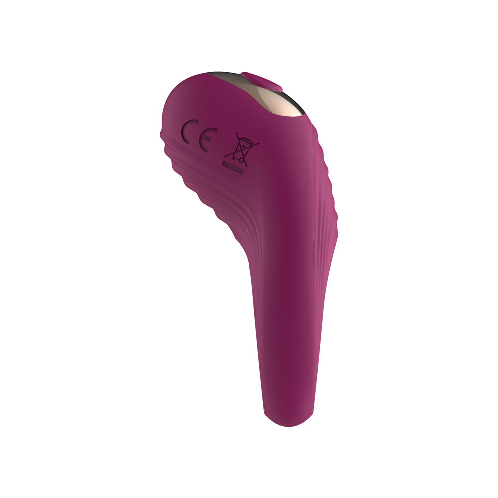 Passion Play Silicone Vibrating Cockring -  USB Rechargeable Penis Ring