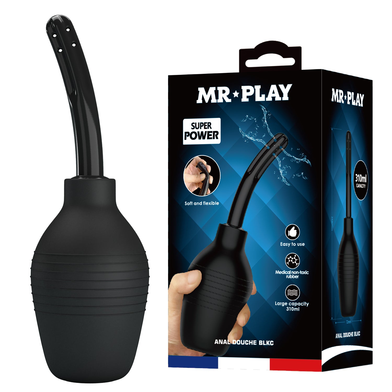 MR PLAY Anal Douche -  -  Unisex Douche - 310 ml Capacity