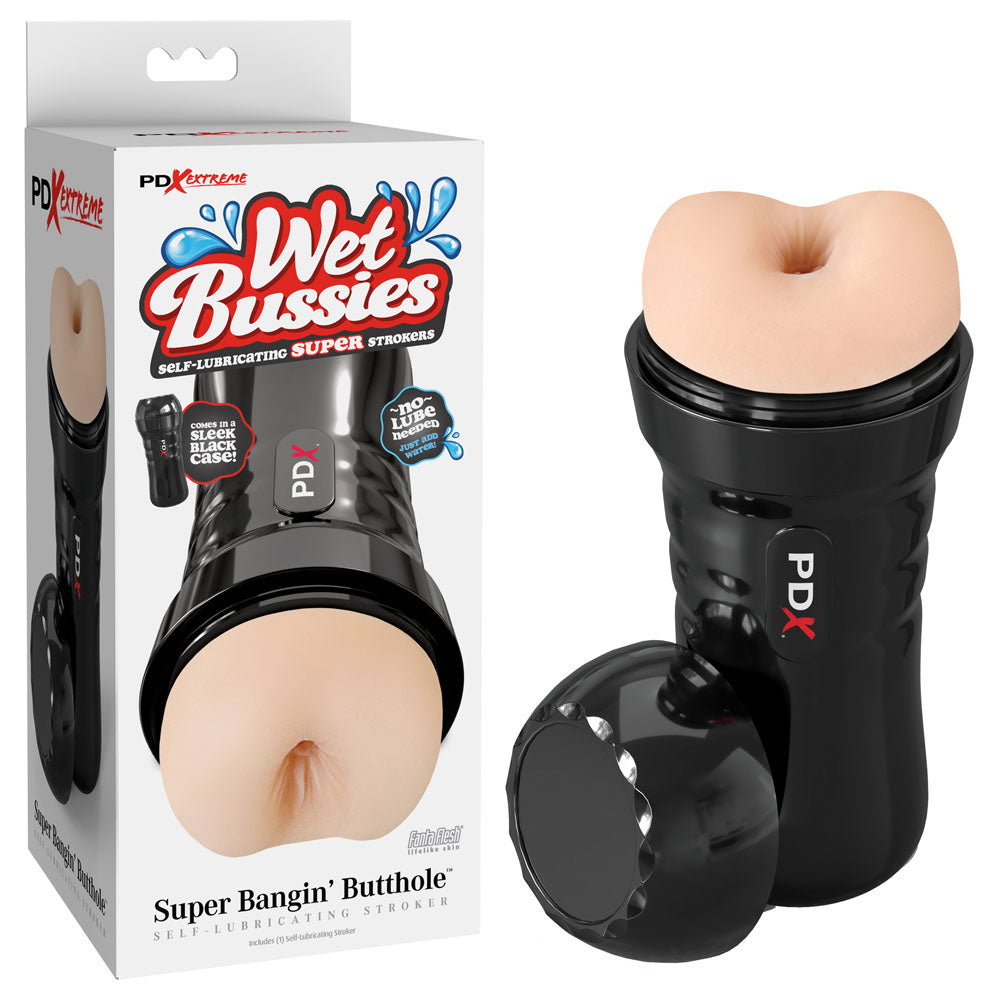 PDX Wet Bussies Super Bangin Butt - Light -  Anal Stroker