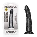 REALROCK Realistic Slim Dildo without Balls - 15.5 cm -  15.5 cm (6'') Dong