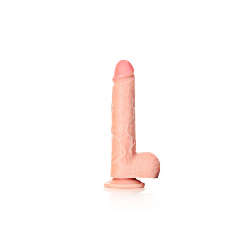 REALROCK Straight Realistic Dildo with Balls - 18 cm -  18 cm (7'') Dong