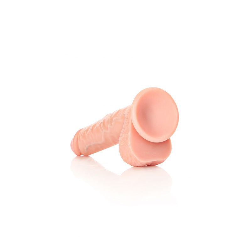 REALROCK Straight Realistic Dildo with Balls - 18 cm -  18 cm (7'') Dong