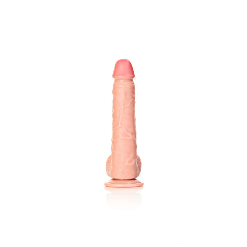 REALROCK Straight Realistic Dildo with Balls - 25.5 cm -  25.5 cm (10'') Dong