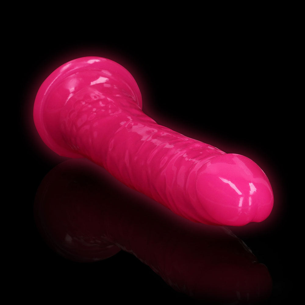 REALROCK 29 cm Slim Glow in the Dark Neon -  - Glow in Dark  29 cm (11'') Dong