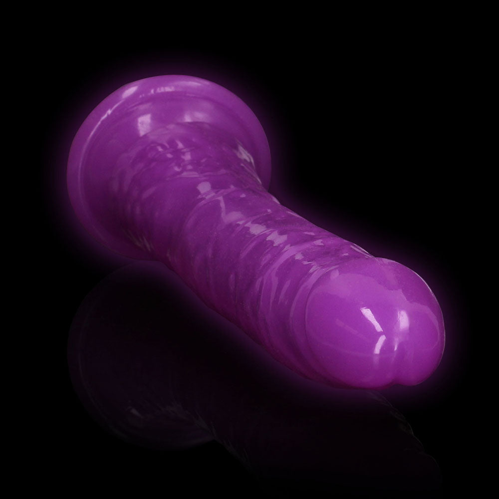REALROCK 29 cm Slim Glow in the Dark Neon -  - Glow in Dark  29 cm (11'') Dong