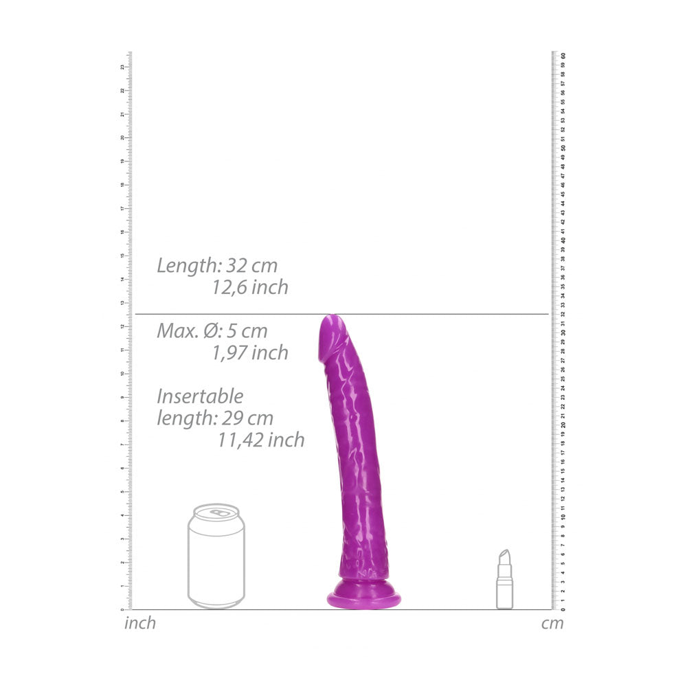 REALROCK 29 cm Slim Glow in the Dark Neon -  - Glow in Dark  29 cm (11'') Dong