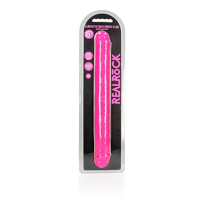 REALROCK 38 cm Double Dong Glow -  -  38 cm (15'') Double Dong