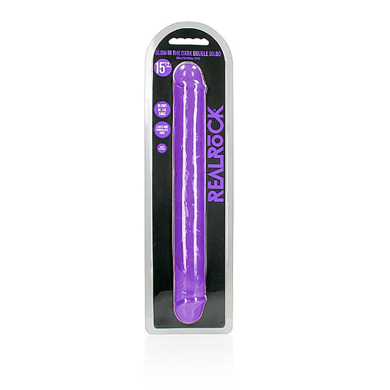 REALROCK 38 cm Double Dong Glow -  -  38 cm (15'') Double Dong