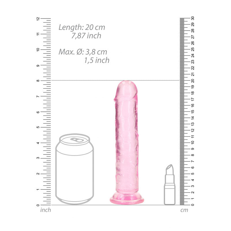 REALROCK 18 cm Straight Dildo -  -  18 cm (7'') Dong