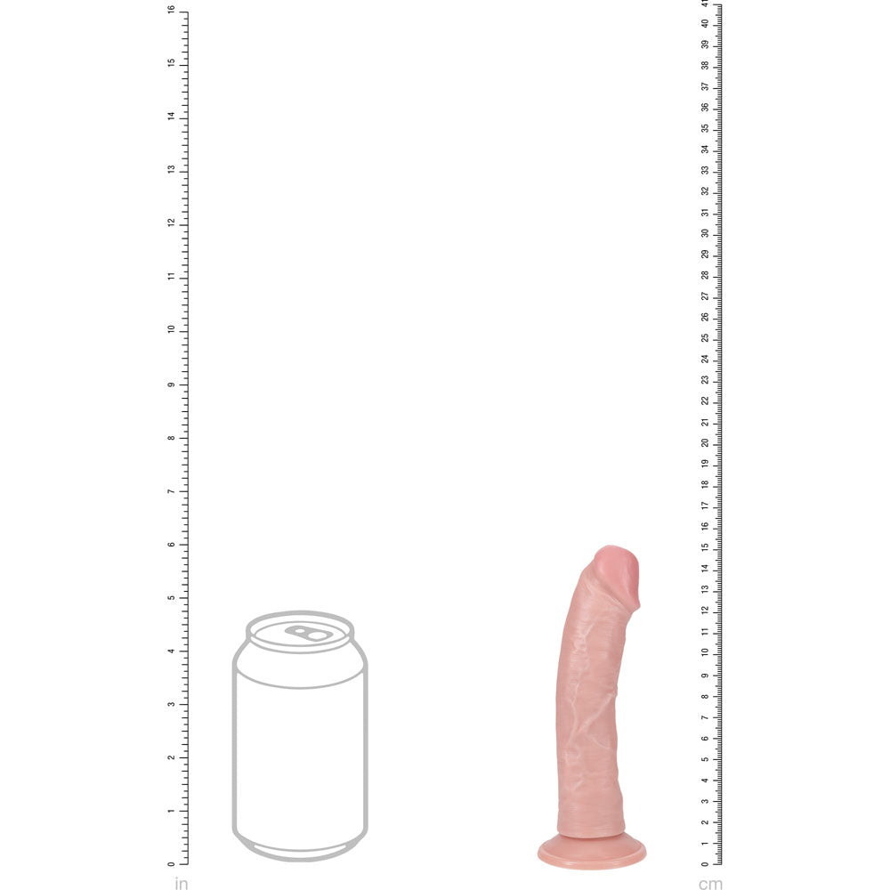 REALROCK 15cm Vibrating Cock -  -  15.2 cm (6'') USB Rechargeable Vibrating Dong