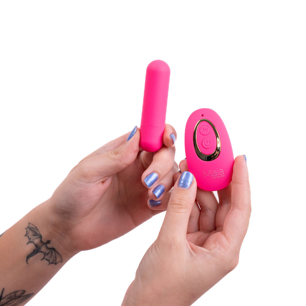 Maia JESSI Remote -  7.6 cm USB Rechargeable Bullet with Wireless Remote
