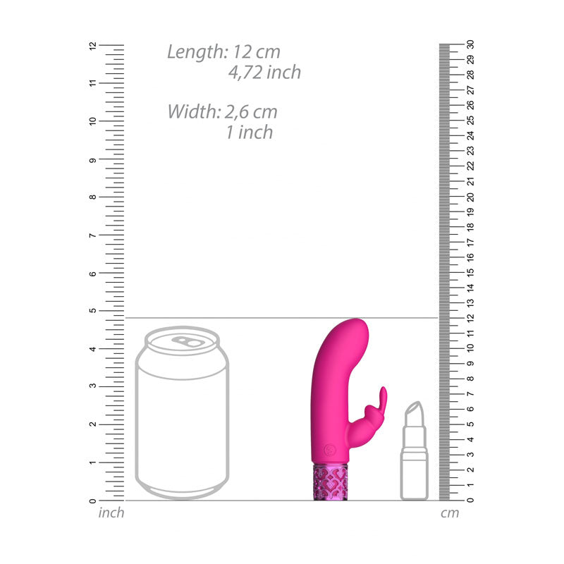 ROYAL GEMS Dazzling - Silicone Rechargeable Bullet -  12 cm USB Rechargeable Bullet