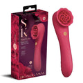 Secret Kisses ROSEGASM ROSE QUAKE -  18.8 cm USB Rechargeable Dual Ended Tapping Vibrator