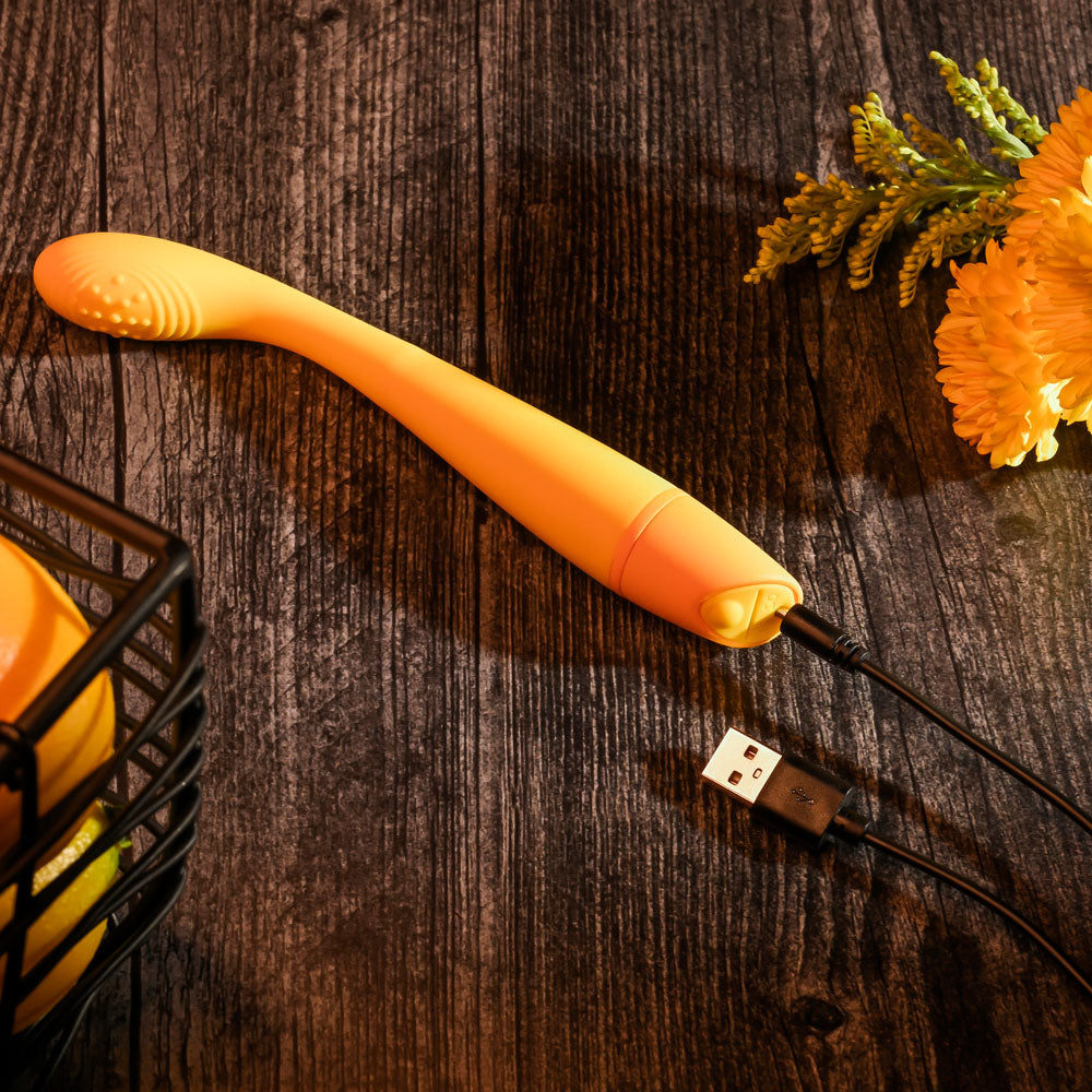 Selopa LEMON SQUEEZE -  18.4 cm USB Rechargeable Vibrator