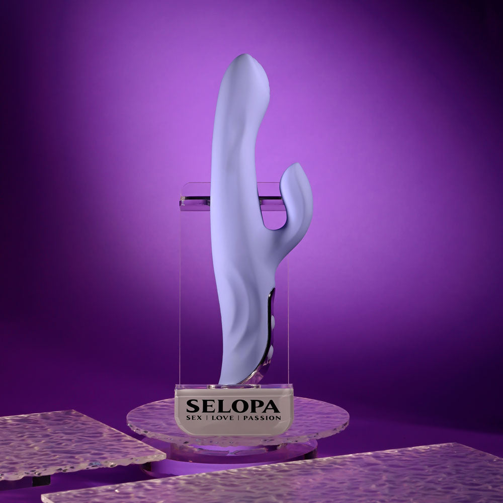 Evolved LAVENDER LOVE -  23.3 cm USB Rechargeable Rabbit Vibrator