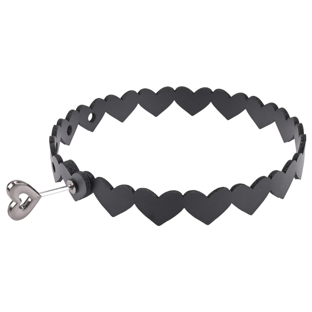 Sex & Mischief Heart Day Collar -  Collar