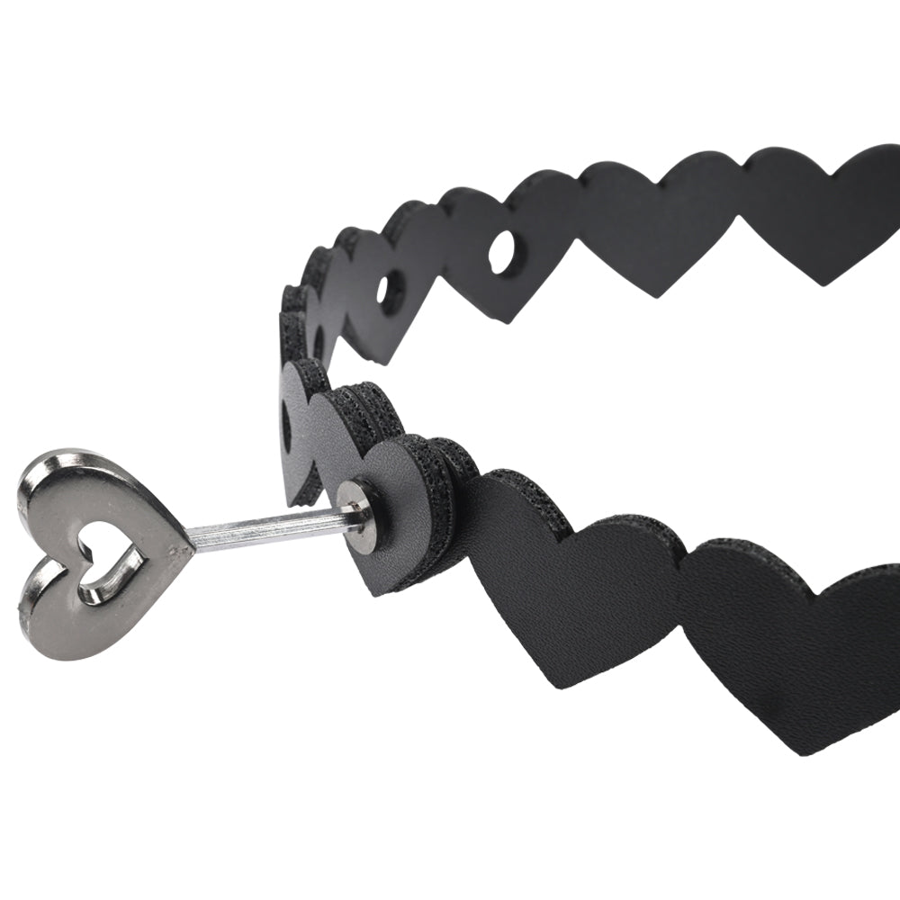 Sex & Mischief Heart Day Collar -  Collar