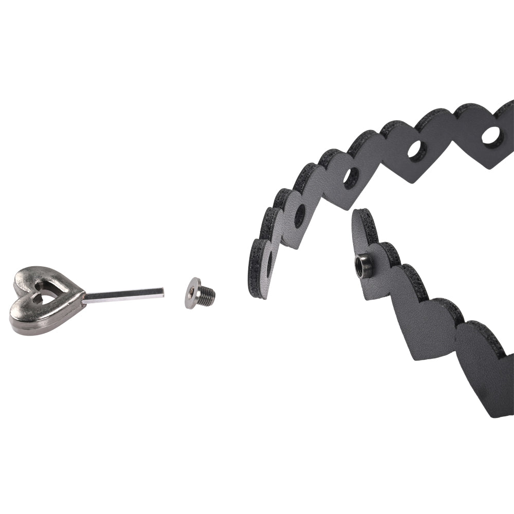 Sex & Mischief Heart Day Collar -  Collar
