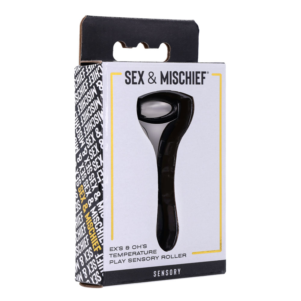 S&M Exs & Ohs Temperature Play Sensory Roller - Gunmetal Roller