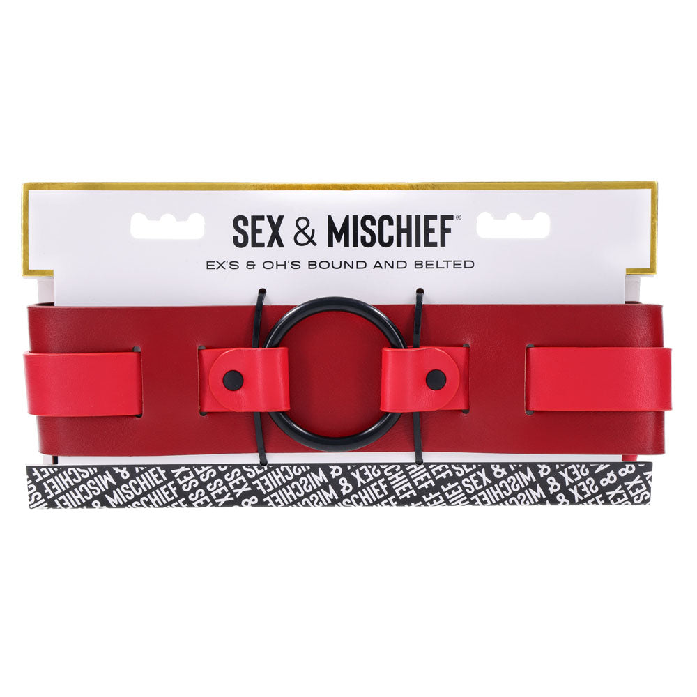 S&M Exs & Ohs Bound and Belted -  Bondage Belt