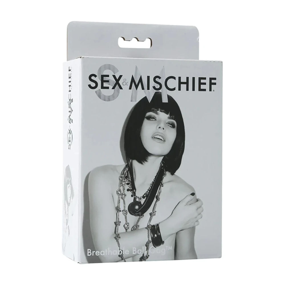Sex & Mischief Breathable Ball Gag -  Mouth Restraint