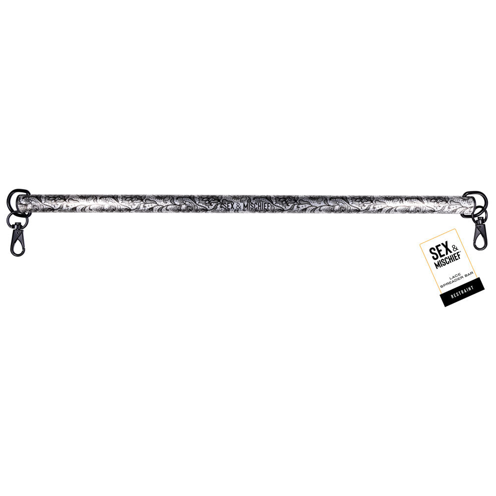 Sex & Mischief Lace Spreader Bar -  Restraint Bar