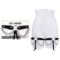 Sex & Mischief Chain Lace Garters - /Metal Garters