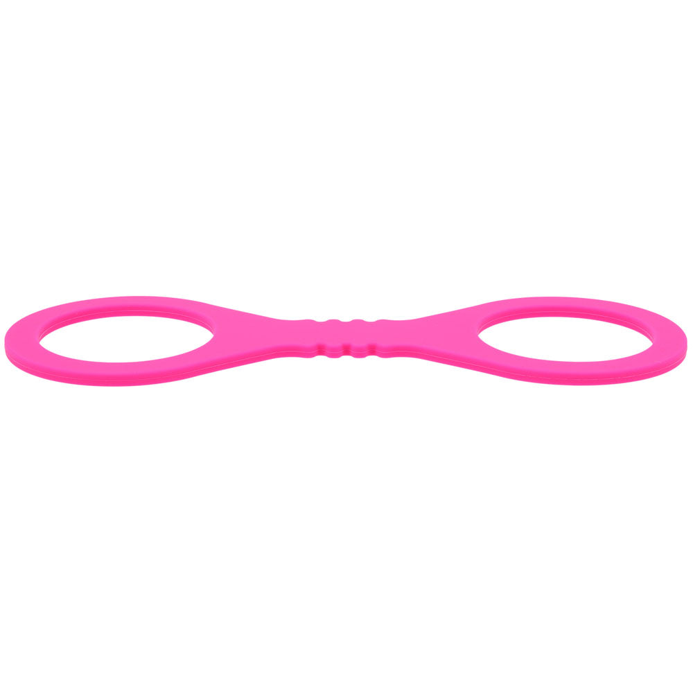Sex & Mischief Small Hot  Silicone Cuffs - Hot  Small Restraints