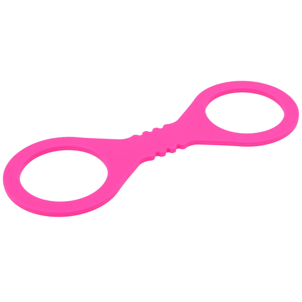 Sex & Mischief Small Hot  Silicone Cuffs - Hot  Small Restraints
