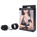 SPORTSHEETS Velvet Noir Handcuffs -  Adjustable Cuff Restraints