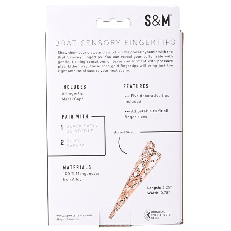 Sex & Mischief Brat Sensory Fingertips -  - Set of 5