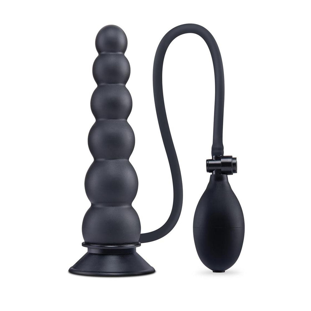 Size Up 7 Inch Ripple Inflatable Butt Plug -  20.3 cm Inflatable Butt Plug