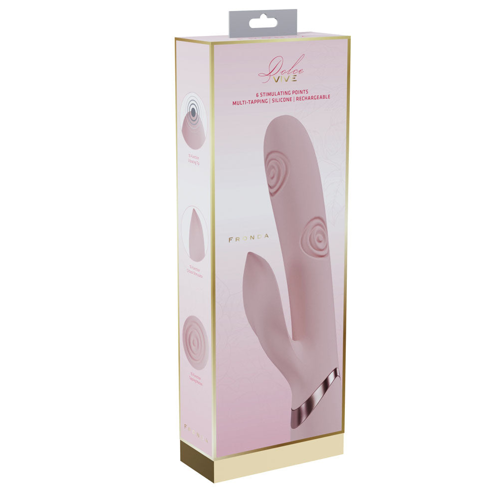 VIVE Fronda -  -  25 cm USB Rechargeable Tapping Rabbit Vibrator