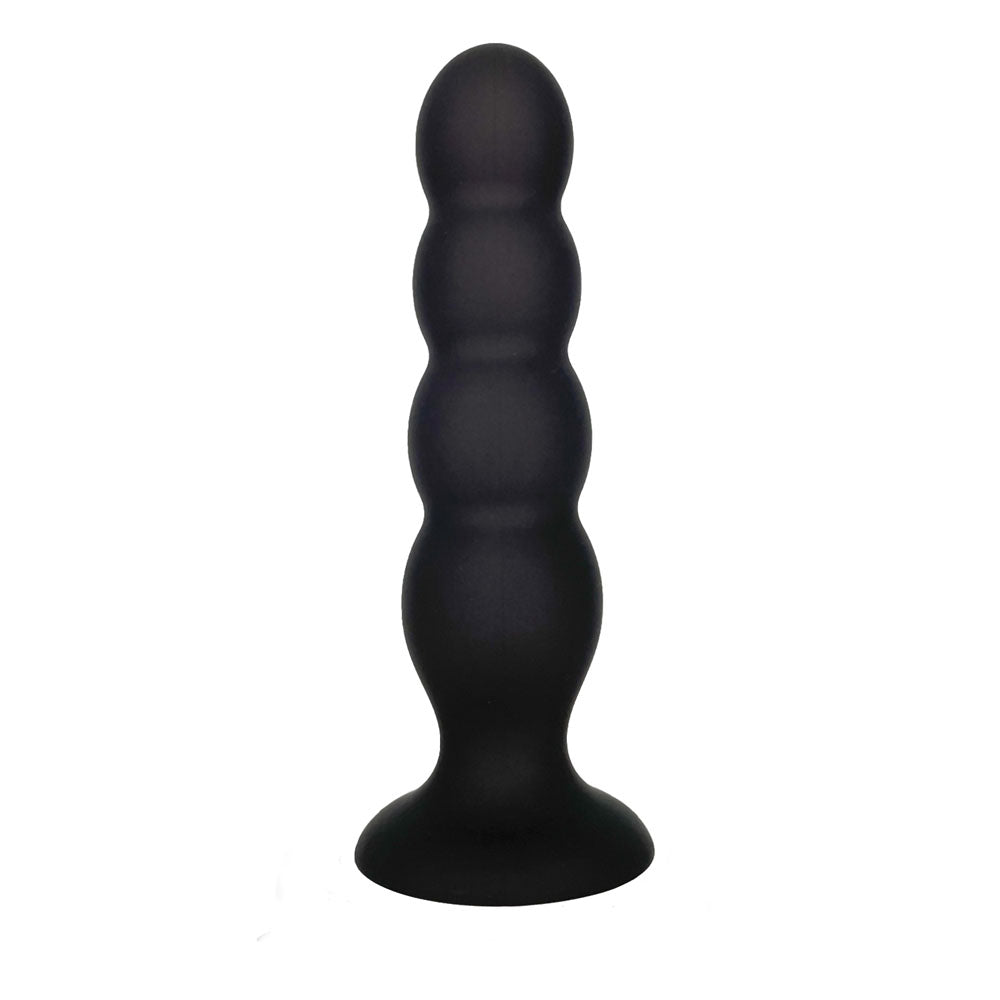 VERS Liquid Silicone Suction Plug -  16.5 cm Butt Plug with Internal Steel Balls