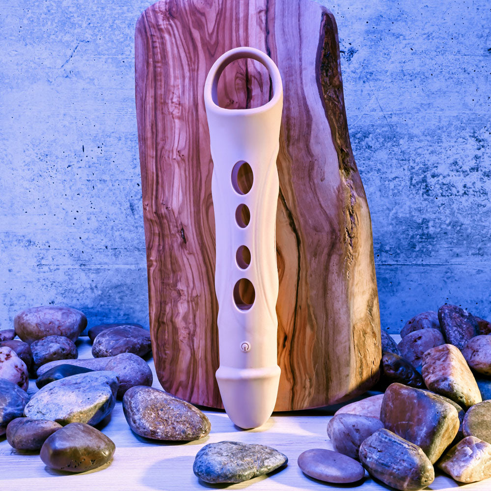 Zero Tolerance BIG BOY EXTENDER - Light -  USB Rechargeable Vibrating Penis Extension Sleeve