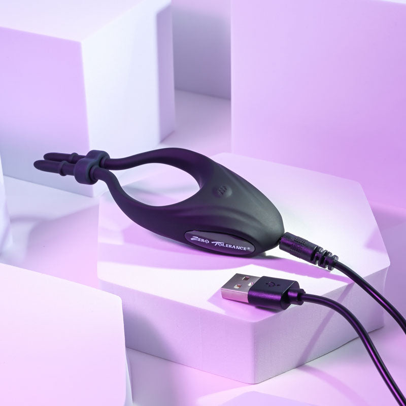 Zero Tolerance PERFECT FIT -  USB Rechargeable Vibrating Lasso Cock Ring